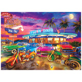 RoseArt-Back To The Past-Drive In Diner-1000 Piece Jigsaw Puzzle