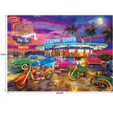 RoseArt-Back To The Past-Drive In Diner-1000 Piece Jigsaw Puzzle