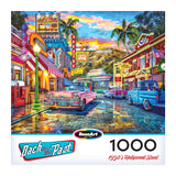 RoseArt - Retour vers le passé - Hollywood Street des années 1950 - Puzzle de 1000 pièces