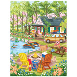 Roseart-Olivia Gibbs-Cabane dans la forêt-Puzzle de 300 pièces