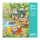 Roseart-Olivia Gibbs-Cabane dans la forêt-Puzzle de 300 pièces