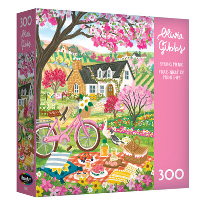 Roseart-Olivia Gibbs-Pique-nique de printemps-Puzzle de 300 pièces