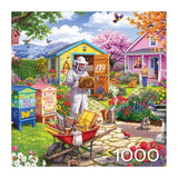 RoseArt-Hobby Haven-Beekeeper's Garden-1000 Piece Jigsaw Puzzle