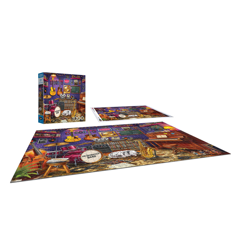RoseArt-Hobby Haven-Jazzy Music Room-1000 Piece Jigsaw Puzzle