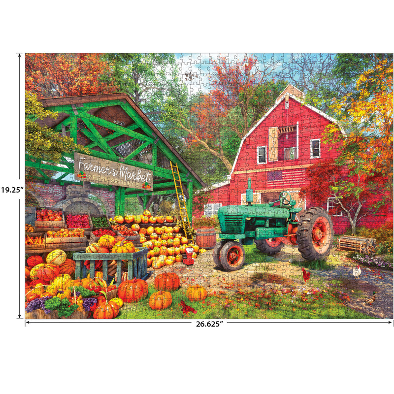 RoseArt-Kodak Premium-Farmer's Market-1000 Piece Jigsaw Puzzle
