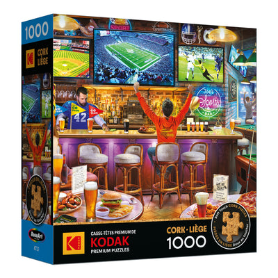 RoseArt-Kodak Cork-Sports Bar 1000-Piece Jigsaw Puzzle