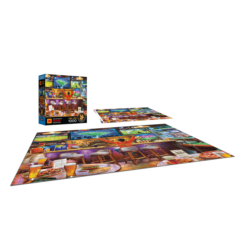 ROSEART - KODAK PREMIUM CORCHO - LAKESIDE HOME - PUZZLE DE 1000 PIEZAS