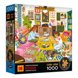 ROSEART - KODAK PREMIUM CORK - MAISON AU BORD DU LAC - PUZZLE DE 1000 PIÈCES