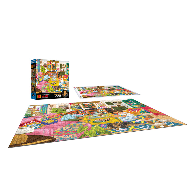 ROSEART - KODAK PREMIUM CORK - MAISON AU BORD DU LAC - PUZZLE DE 1000 PIÈCES