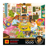 ROSEART - KODAK PREMIUM CORK - MAISON AU BORD DU LAC - PUZZLE DE 1000 PIÈCES