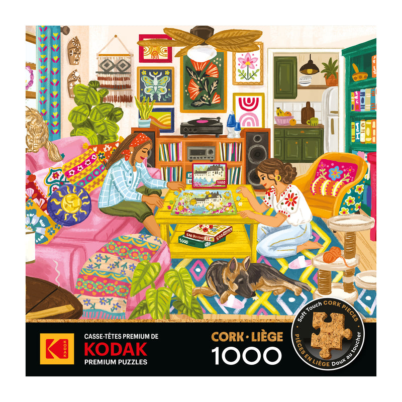 ROSEART - KODAK PREMIUM CORK - MAISON AU BORD DU LAC - PUZZLE DE 1000 PIÈCES