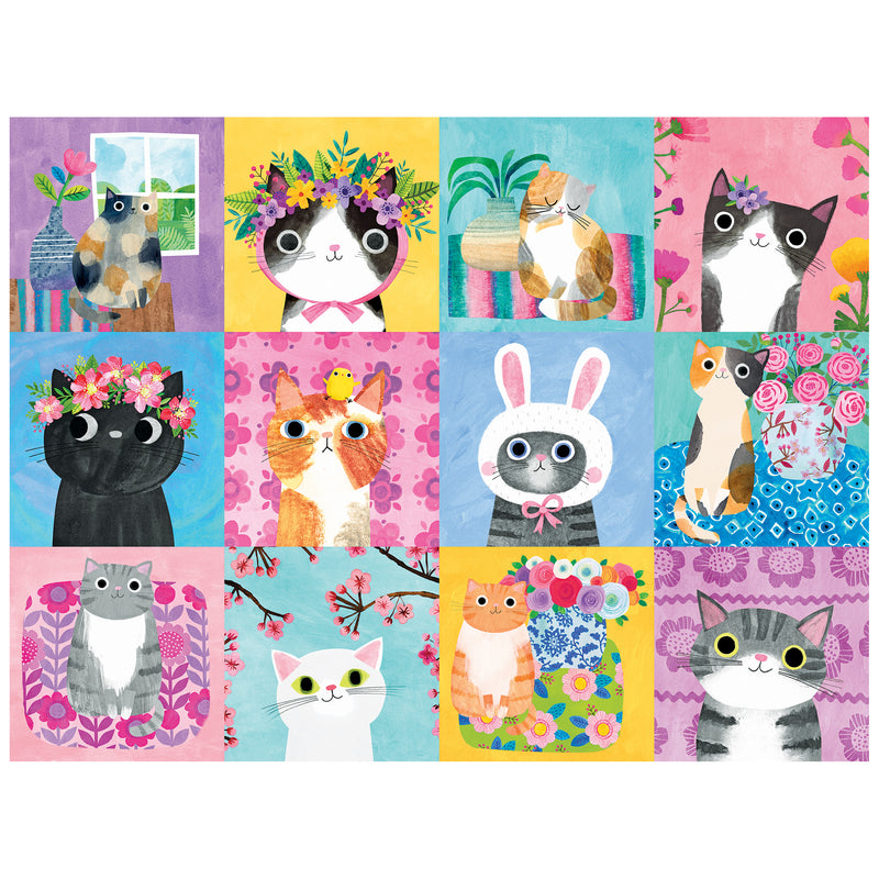 RoseArt-Planet Cat-Spring Cats-300 Piece Jigsaw Puzzle
