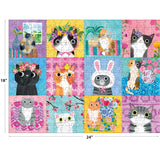 RoseArt-Planet Cat-Spring Cats-300 Piece Jigsaw Puzzle