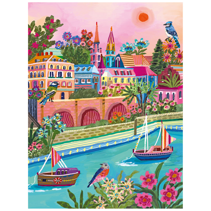 RoseArt-Millie Illustrates-Basel, Switzerland-300 Piece Jigsaw Puzzle
