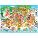 Roseart-Chaos de dessins animés-Hilarité portuaire-Puzzle de 500 pièces