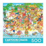 Roseart-Chaos de dessins animés-Hilarité portuaire-Puzzle de 500 pièces