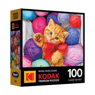 RoseArt - Kodak Premium - Boîte de Fils Doux - Puzzle de 100 Pièces