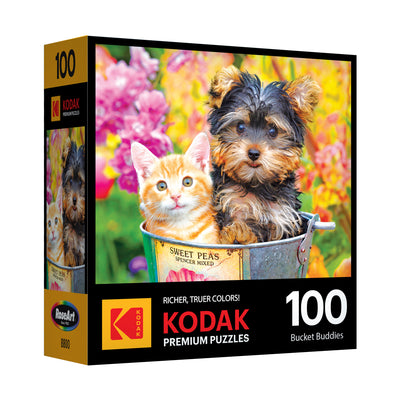 RoseArt - Kodak Premium - Les Copains du Seau - Puzzle de 100 Pièces