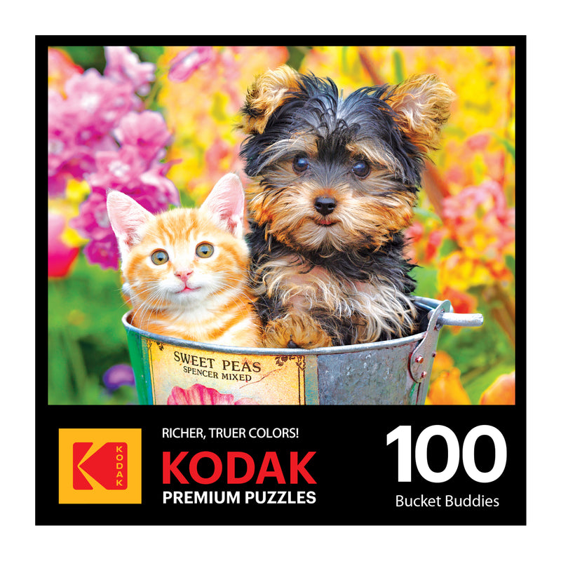 RoseArt - Kodak Premium - Les Copains du Seau - Puzzle de 100 Pièces