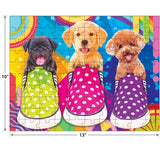 RoseArt - Kodak Premium - Puppy Socks - 100 Piece Jigsaw Puzzle