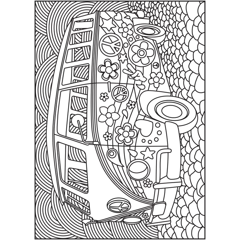 Cra-Z-Art Timeless Creations Follow Your Dreams Adult Coloring Book, 64 Inspirational Designs
