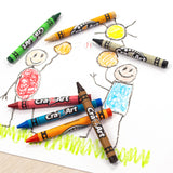 Crayones Cra-Z-Art – Estuche de 16 unidades de calidad escolar, colores brillantes, coloreado suave, no tóxico para niños