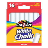 16 ct. White Chalk, peggable box - Case of 48