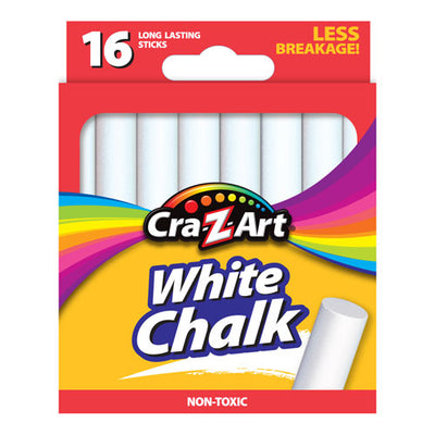 16 ct. White Chalk, peggable box - Case of 48
