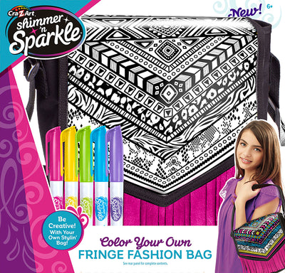 Shimmer 'n Sparkle - Color Craze Fringe Messenger Bag