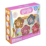 Go Glo Minis Backpack Charm Makeup Set for Kids, 4 Mini Beauty Items, Ages 8+