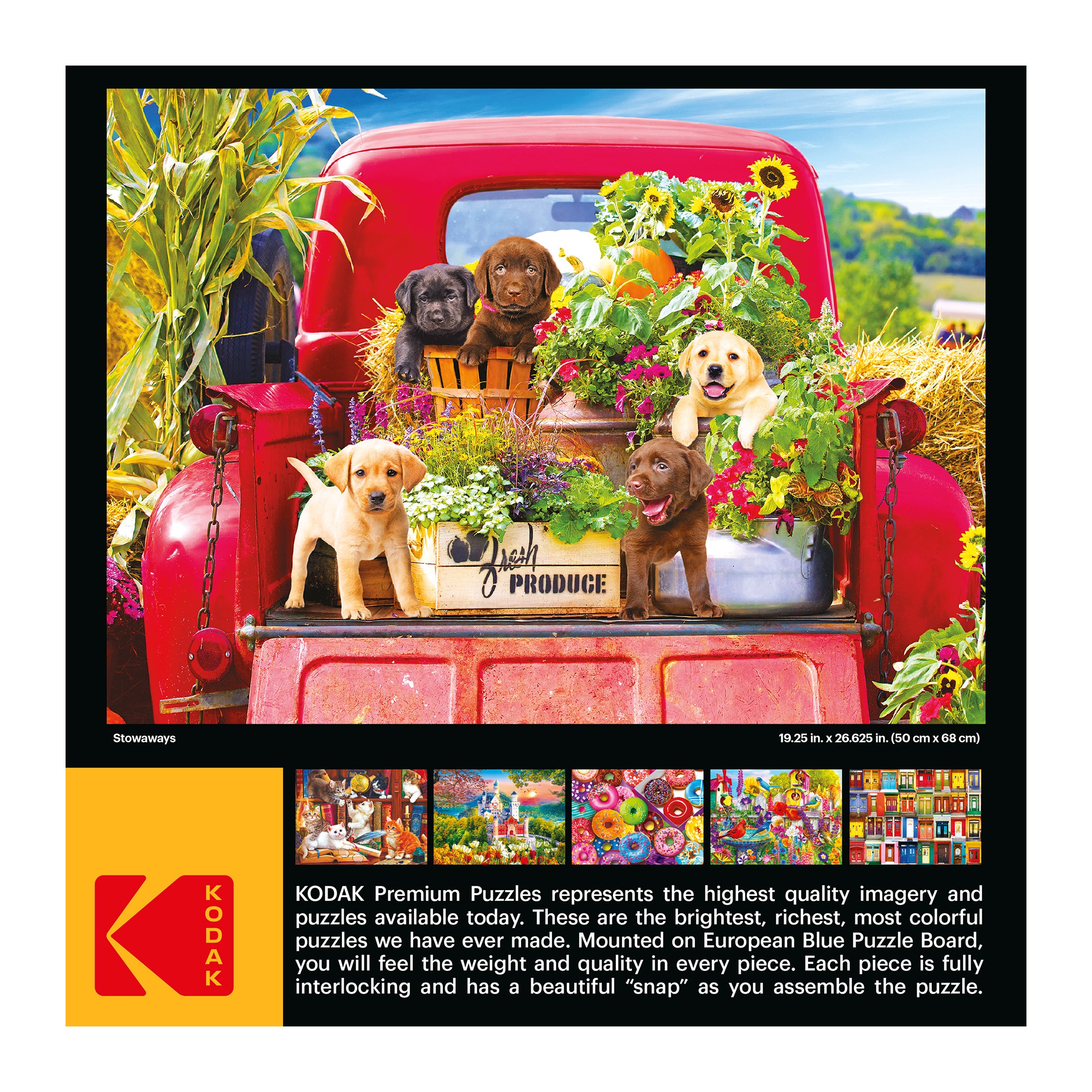 RoseArt - Kodak Premium - Stowaways - 1000 Piece Jigsaw Puzzle