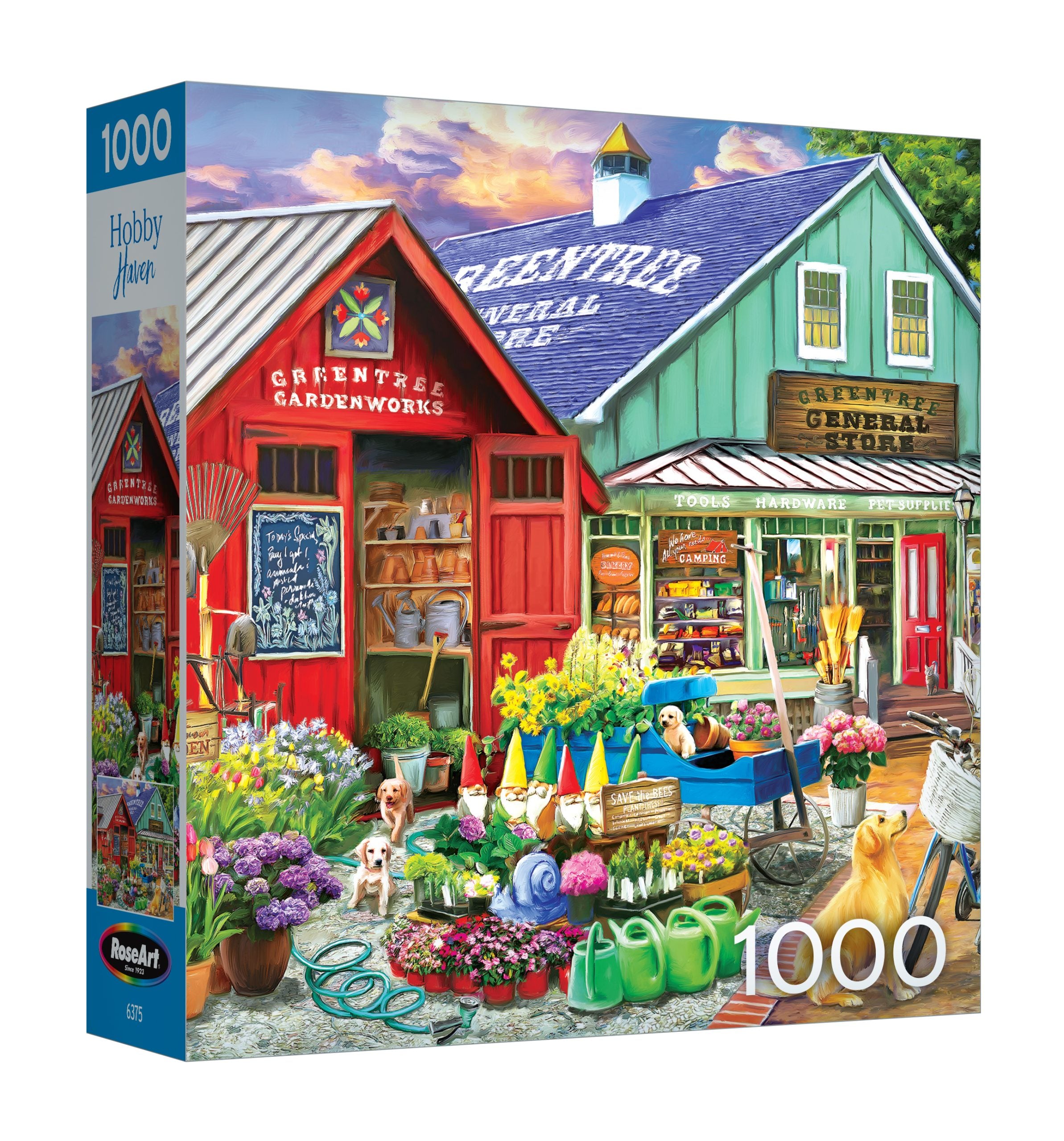 RoseArt Hobby Haven Greentree Garden Center 1000-Piece Jigsaw