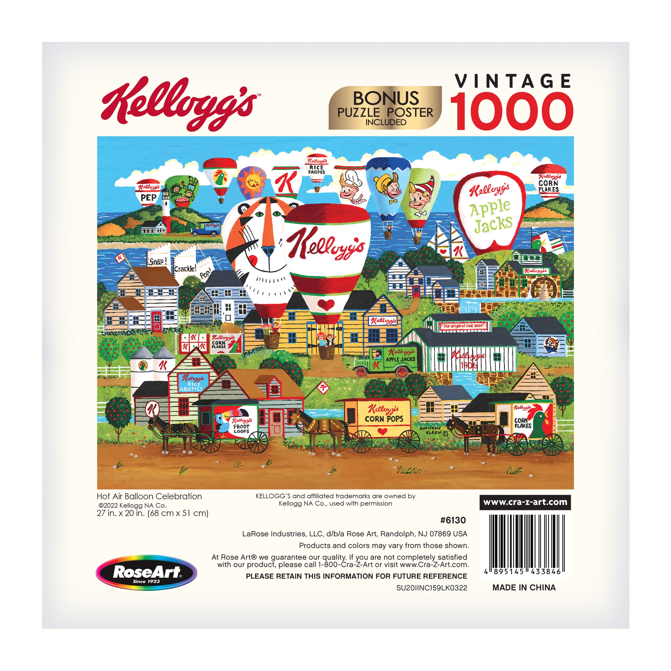 RoseArt - Kellogg's - Hot Air Balloon Celebration - 1000 Piece