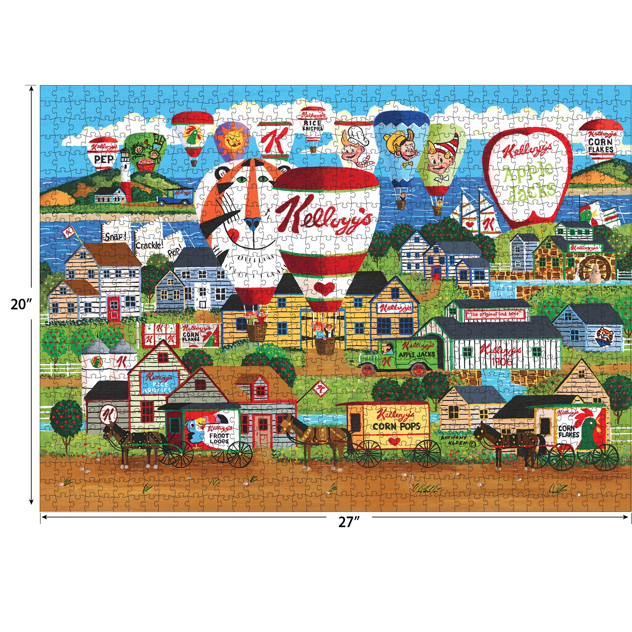 RoseArt - Kellogg's - Hot Air Balloon Celebration - 1000 Piece