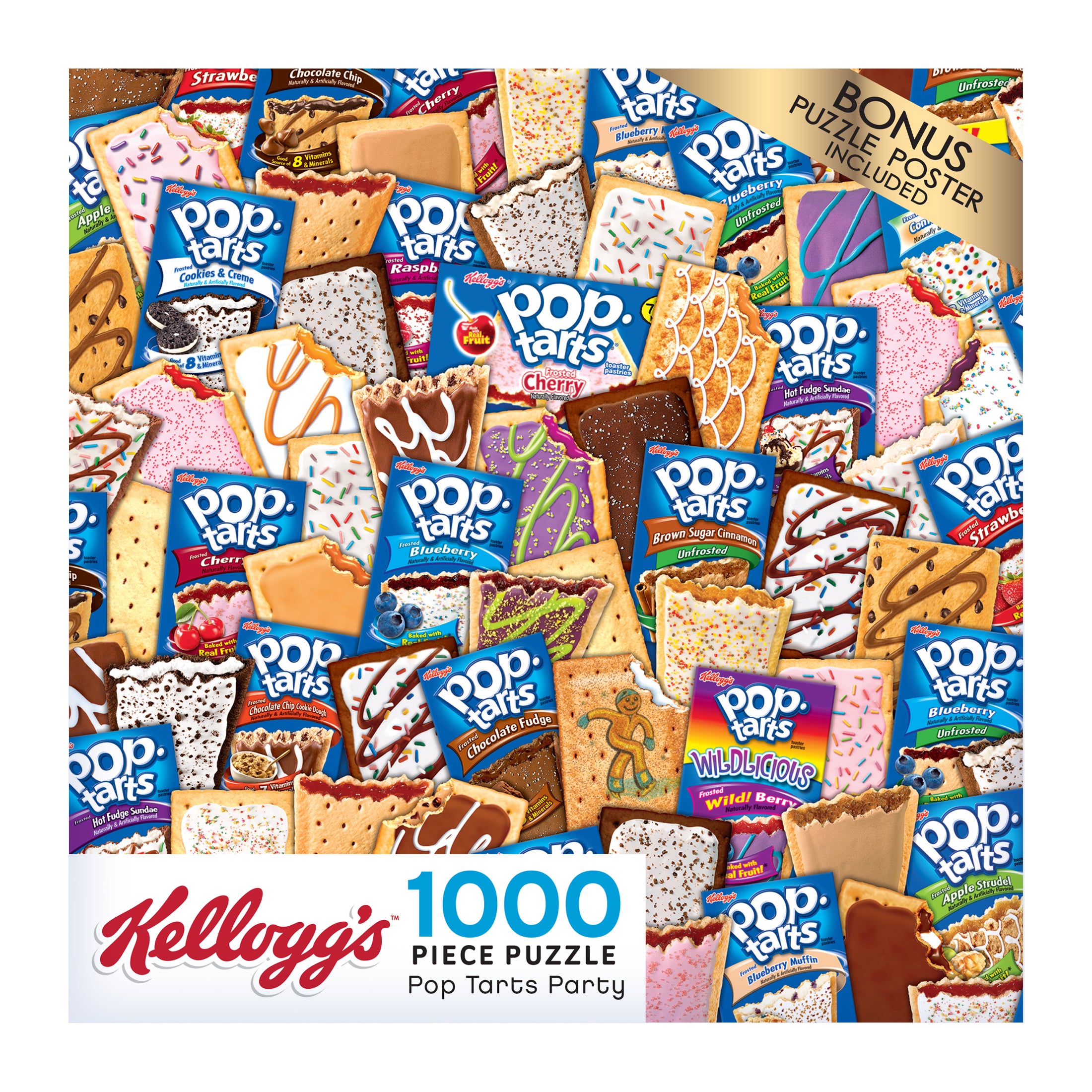 RoseArt - Kellogg's - Pop Tarts Party - 1000 Piece Jigsaw Puzzle