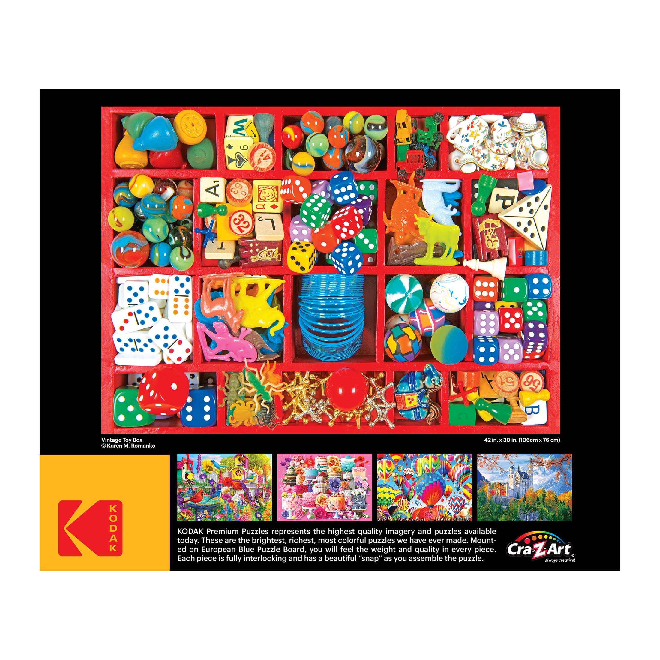 ✩roji✩さん用セット RoseArt - Kodak Premium - Vintage Toy Box - 3000 Piece Jigsaw