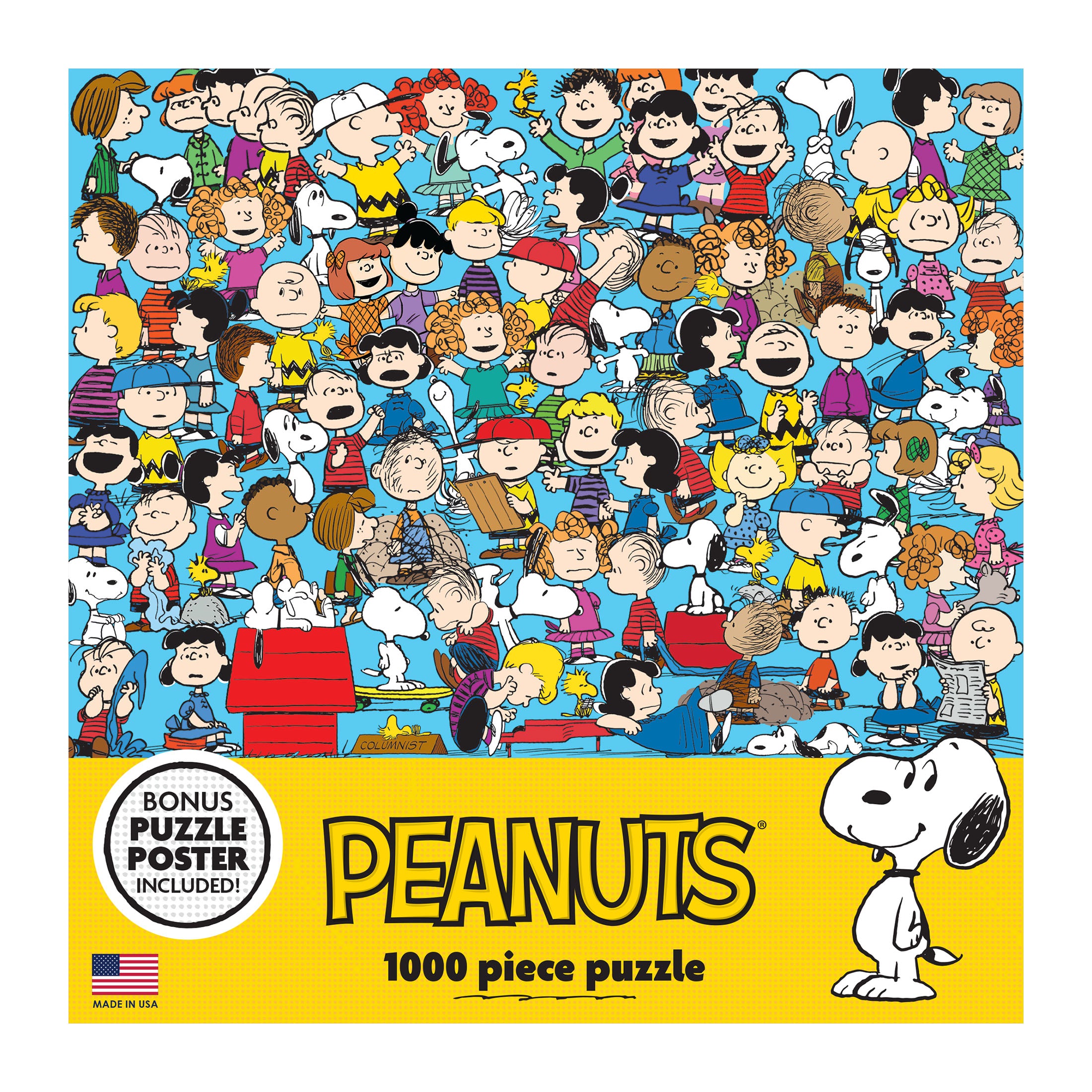 RoseArt - Peanuts - Cast of Characters - 1000 Piece Jigsaw Puzzle