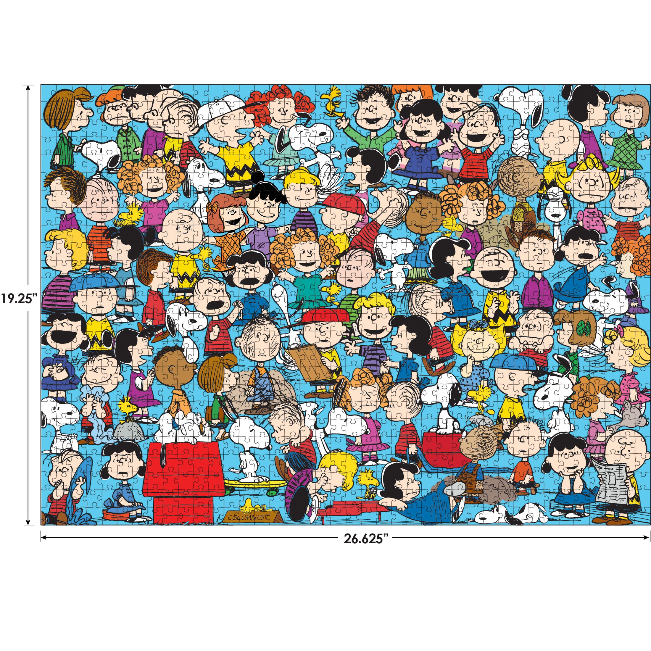 RoseArt - Peanuts - Cast of Characters - 1000 Piece Jigsaw Puzzle