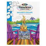 Cra-Z-Art Timeless Creations Nature’s Escape Adult Coloring Book, 64 Nature Designs
