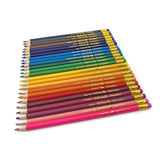 Cra-Z-Art Erasable Colored Pencils with Erasers, 24 Colors, Pre-Sharpened, Ages 3+