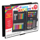 Cra-Z-Art 70-Piece Super Art Set with Crayons, Markers & More
