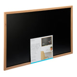 A Board Dudes Chalk Board - Wood Frame 35x23 INCH, measuring 23 inches by 35 inches, displayed against a white background, with packaging label at the bottom center.