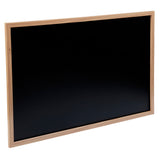 A rectangular black Board Dudes Chalk Board - Wood Frame 35x23 INCH.