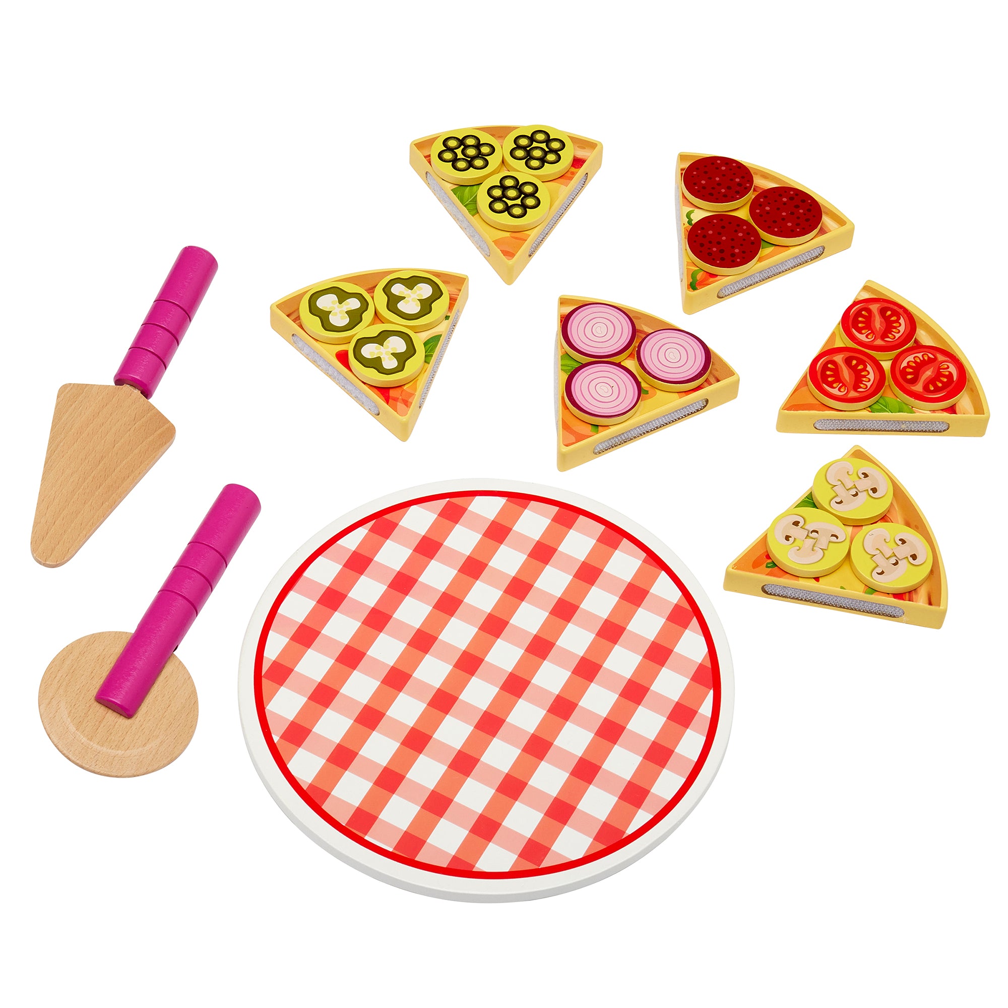 RoseArt Top 'N Serve Pizza: Real Wood Playset for Culinary