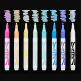 Cra-Z-Art Milky Broad Line Markers, 8 Pastel Colors, Ages 3+
