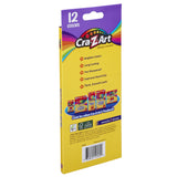 Cra-Z-Art Triangular Colored Pencils, 12 Vibrant Colors, Pre-Sharpened, Ages 3+