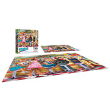 RoseArt Back to the Past Soda & Ice Cream Parlor 750-Piece Jigsaw Puzzle