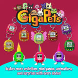 Giga Pets Unicorn Interactive Virtual Pet Keychain Toy, Ages 5+