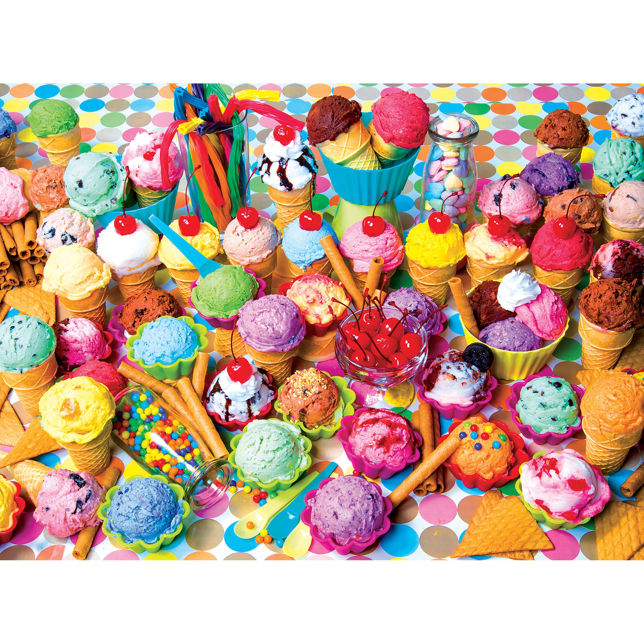 RoseArt - Kodak Premium - Variety of Colorful Ice Cream - 1000