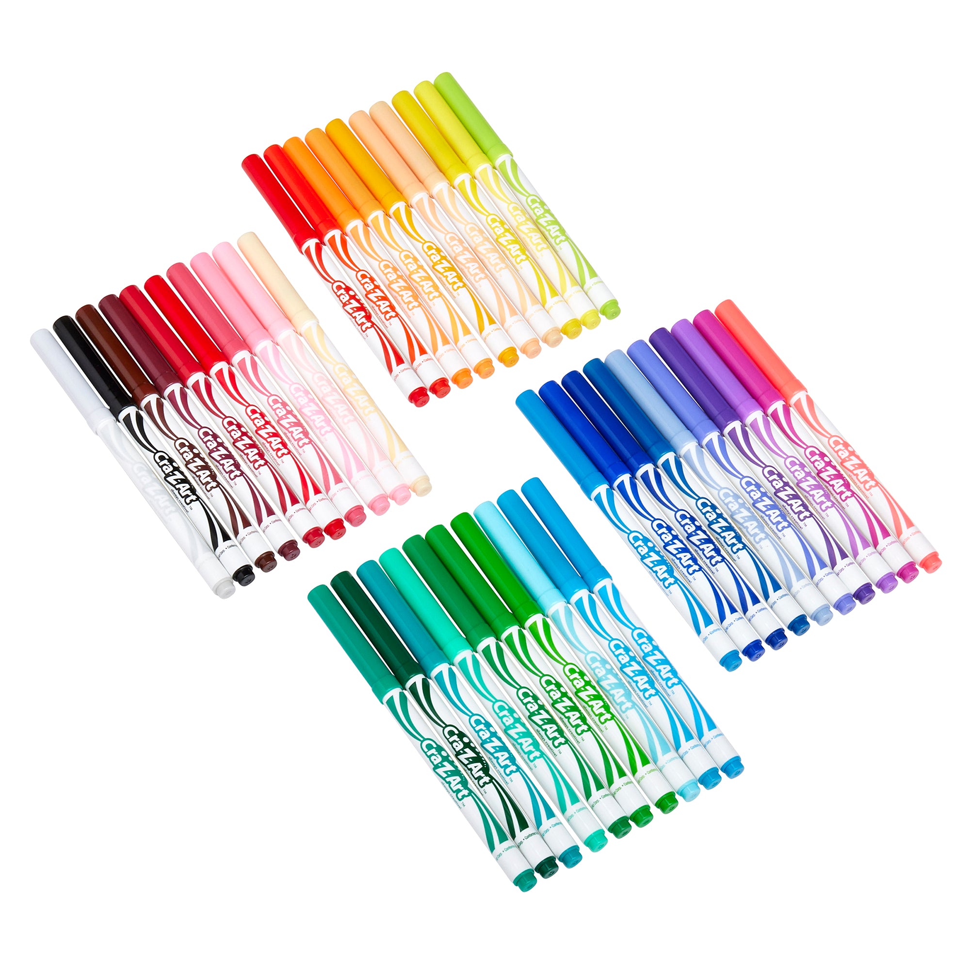 Cra-Z-Art Washable Fineline Markers, 40 Count Classroom Pack (4 x 10),